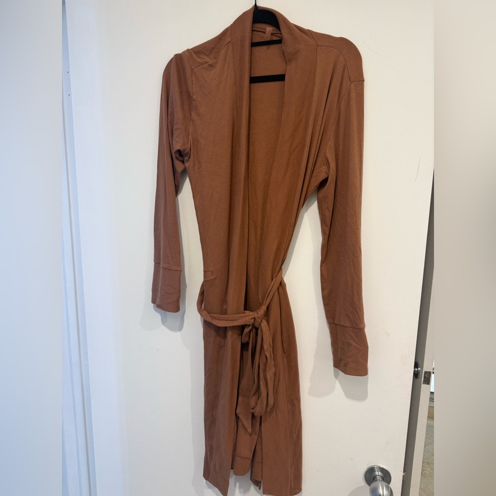 2 Nordstrom Brown & Gray Cardigans - with matching gray dress!